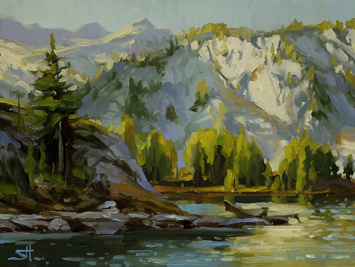 Steve Henderson, Wilderness Lake
2023, oil on panel