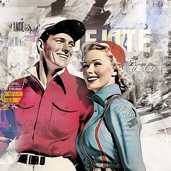 anst 0012 anstead dk series vintage ski couple hearts delight sm