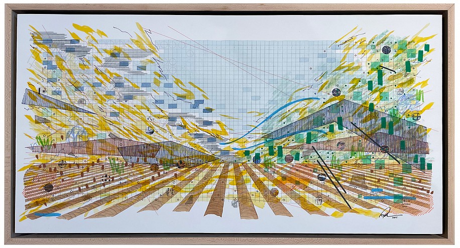 Andrew Parker, Headed West
2025, mixed media