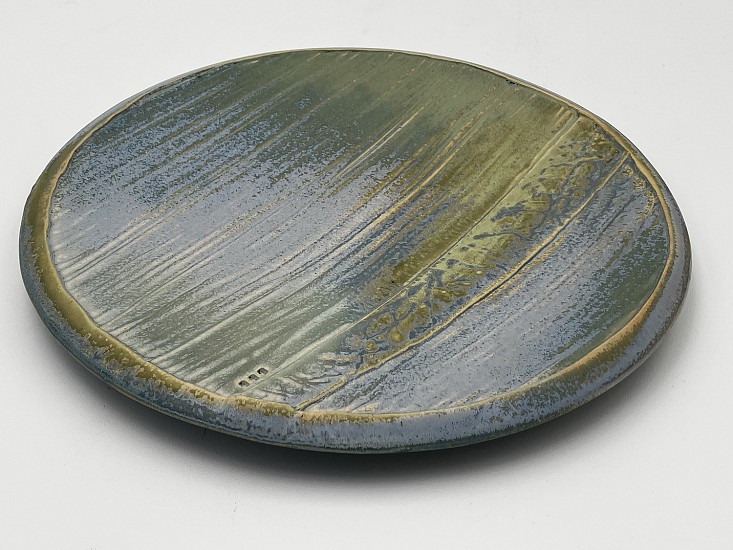 Nick DeVries, Blue Plate
2025, white stoneware