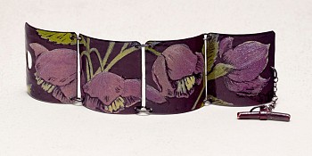 eva 0124 hellebore cuff bracelet