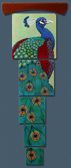 Sheila Evans
Kiln fired enamel on steel