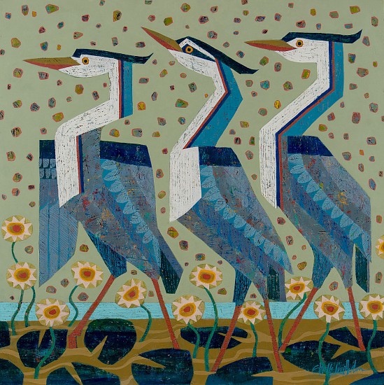 Shelle Lindholm, Promenade
acrylic on panel