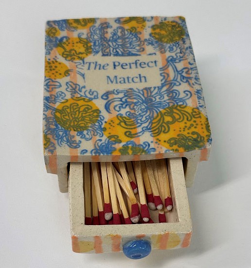 Mary Frances Dondelinger, Matchbox - The Perfect Match
ceramic