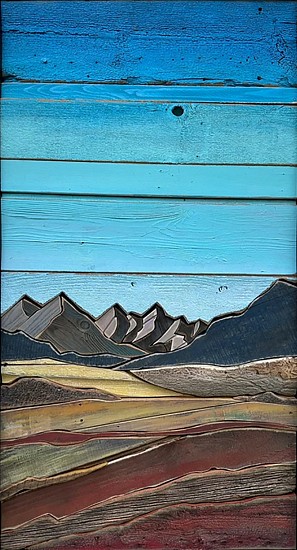 Amanda Krolczyk, Big Sky
2024, Reclaimed Wood