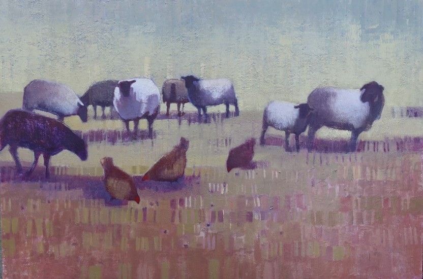 Kathy Gale, The New Neighbors
2025, acrylic