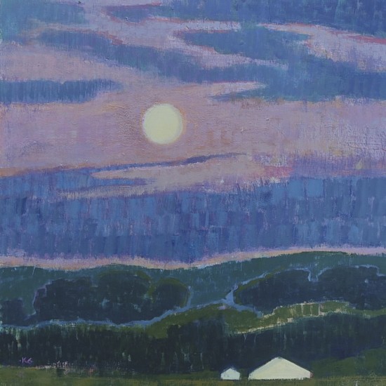 Kathy Gale, Palouse Nocturne, Study
2025, acrylic