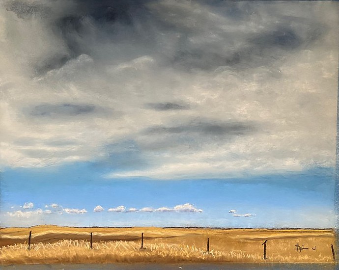 Kevin Jester, Montana Highline Fence
2024, pastel