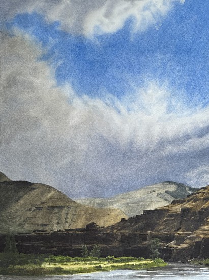 Erin Cassetto, Gathering Its Strength
2024, Varnished water color on cold press