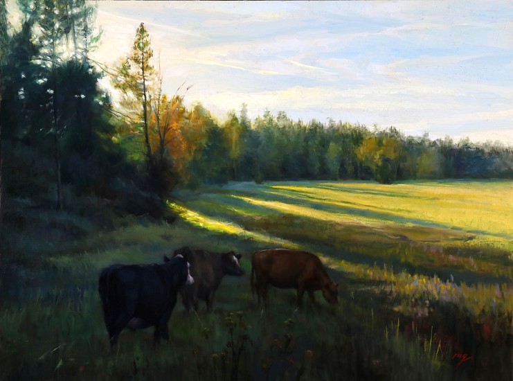 Wilson Ong, Morning Shadows
2022, oil on linen