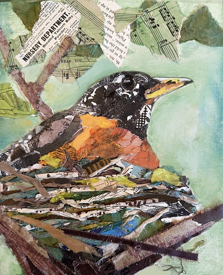 Jacquie Masterson, Anticipating
2024, paper collage
