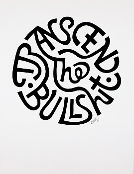 bal 0337 transcend the bullshit silkscreen