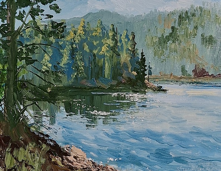 Laurie Carlson, Higgins Point Lake Coeur d'Alene
2025, oil