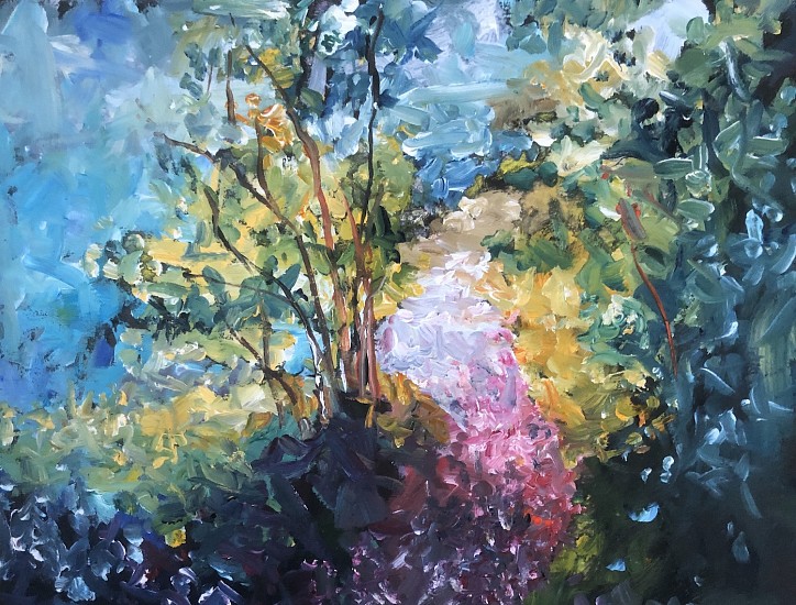 LR Montgomery, And a Right Turn on the Bluff
2025, oil on panel