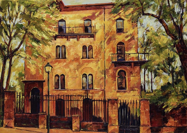 Gordon Wilson, Orvieto Facade 2
2025, oil on linen