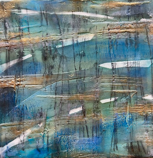 Mary Christen, Beyond The Blue
2025, encaustic