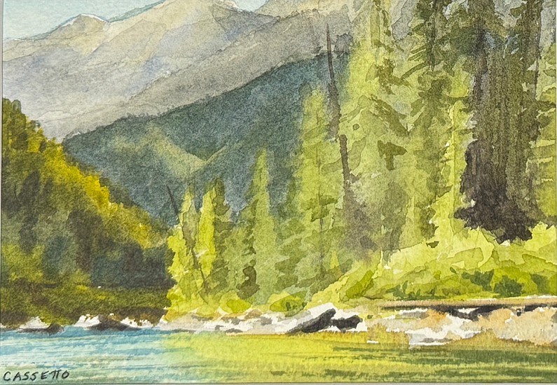 Erin Cassetto, Partly Cloudy North Idaho
2025, watercolor
