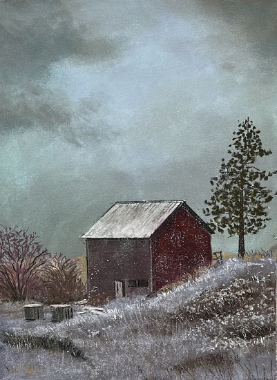 Kevin Jester, Little Barn On The Prairie
2025, pastel