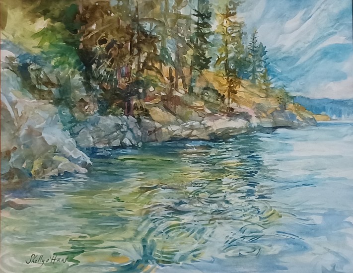 Shelly Haas, Breakwater Ridge - 1/200
2025, watercolor on canvas board