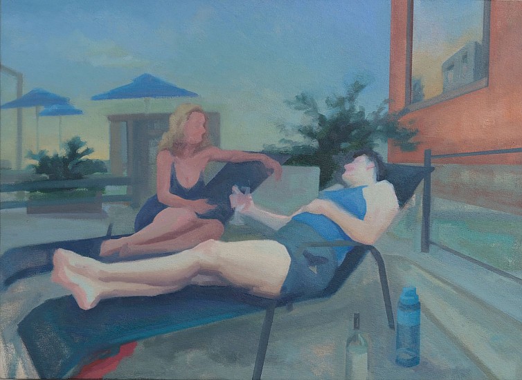 Meidi Karampour, Yeah But Not Seven Hours!
2023, oil on canvas