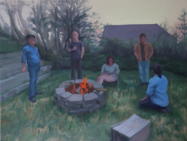 Meidi Karampour, Ooh I Know!
2025, oil on canvas