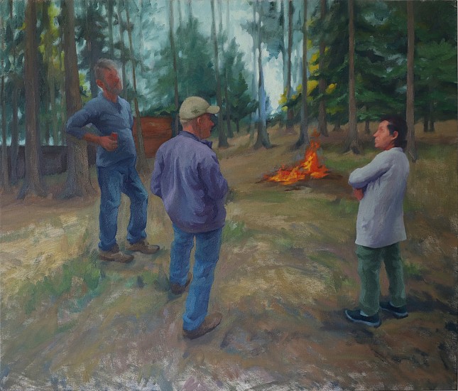 Meidi Karampour, Then...
2025, oil on canvas