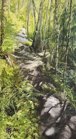 Erin Cassetto, Along the Way
2025, Watercolor on Arches 140 lb natural white rough