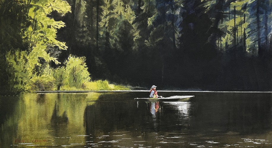 Erin Cassetto, The Nature of Summer
2024, Watercolor on Arches paper