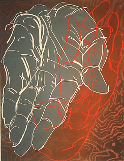 Mary Farrell, Terrain Offering
1999, reduction woodcut