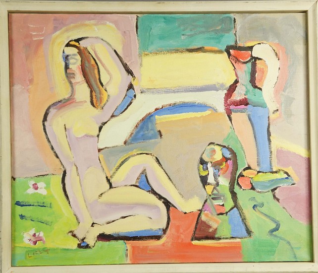 Ernest Lothar, Figure with Still Life
oil