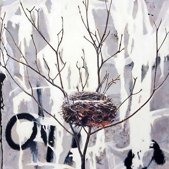 Michael Haykin, El Nido De Palabras
2017, oil on canvas